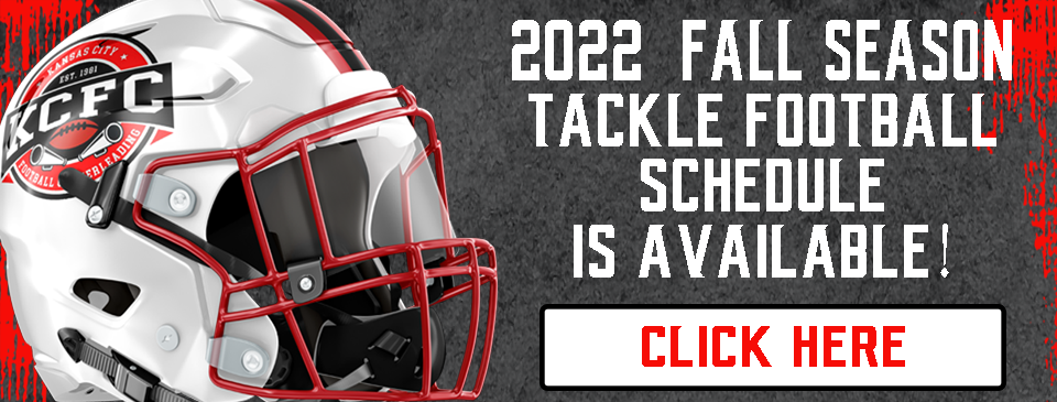 2022 Tackle Football Schedules are POSTED!