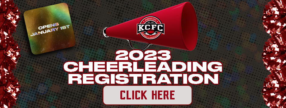 Registration for 2023 Cheerleading will begin on January 1st!