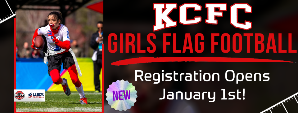 NEW TO KCFC: Girl's Flag Football! Click Here for More Information!